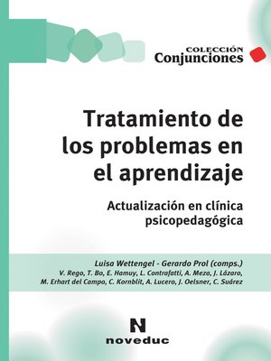 cover image of Tratamiento de los problemas en el aprendizaje